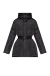 Dsquared2 Long-sleeved Hooded Cotton Suit In Black