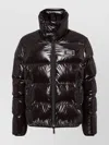 Dsquared2 Black Down Jacket With Logo Patch On The Front In Tech Fabric Man In Black