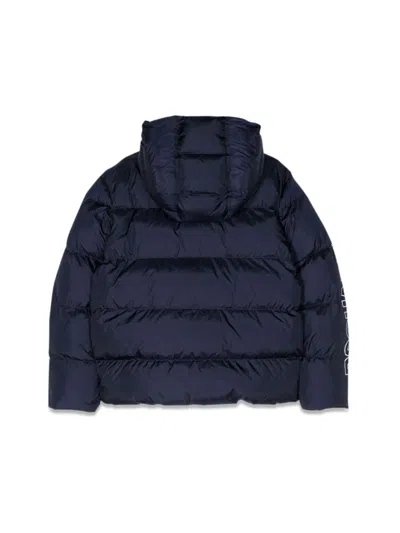 Dsquared2 Kids' Down Jacket With Hood In Blue