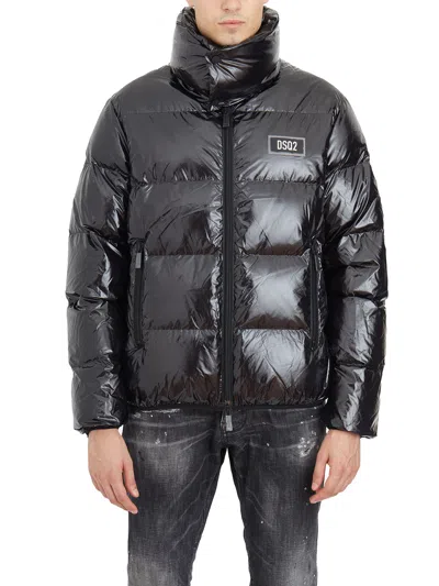 DSQUARED2 DSQUARED2 DOWN JACKET WITH LOGO APPLICATION