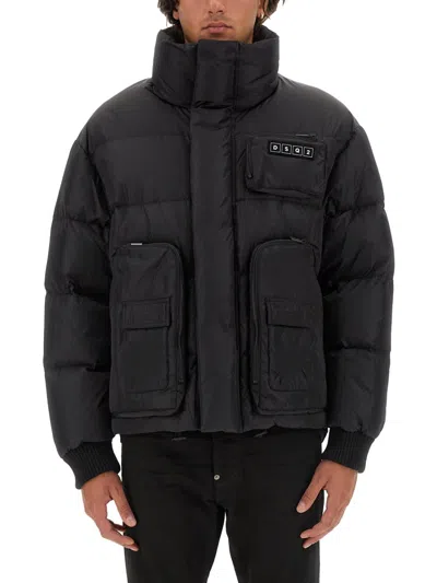 DSQUARED2 DOWN JACKET WITH LOGO