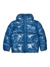 Dsquared2 Down Jacket With Logo In Blue