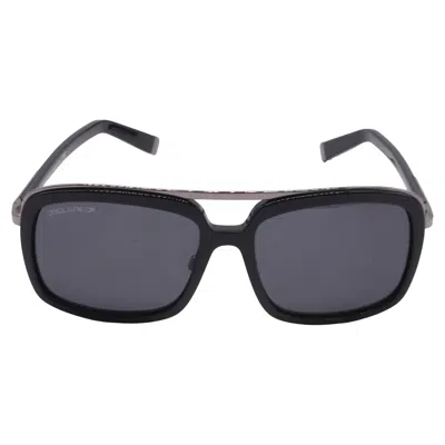 Pre-owned Dsquared2 Dq0026 Aviator Sunglasses In Black Acetate In Gray