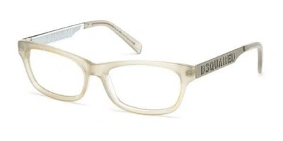 Dsquared2 Dq5095 021 Women's Glasses White Size 54 - Free Lenses - Blue Light Block Available