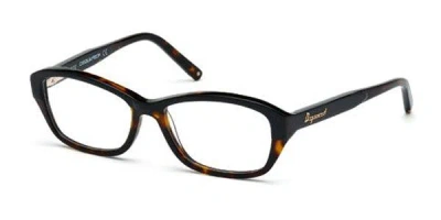 Dsquared2 Dq5117 056 Women's Glasses Brown Size 54 - Free Lenses - Blue Light Block Available