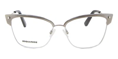 Dsquared2 Dq5173 Lille 020 Women's Glasses Silver Size 54 - Free Lenses - Blue Light Block Available In Gold