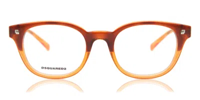 Dsquared2 Dq5180 Oxford 056 Men's Glasses Tortoiseshell Size 50 - Free Lenses - Blue Light Block Available In Yellow Tortoise
