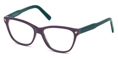 Dsquared2 Dq5203 081 Men's Glasses Purple Size 54 - Free Lenses - Blue Light Block Available