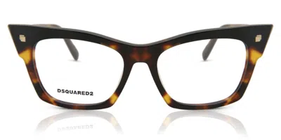 Dsquared2 Dq5234 052 Women's Glasses Tortoiseshell Size 50 - Free Lenses - Blue Light Block Available