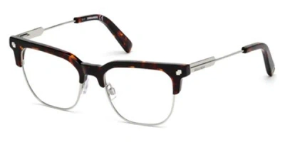 Dsquared2 Dq5243 054 Men's Glasses Tortoiseshell Size 49 - Free Lenses - Blue Light Block Available
