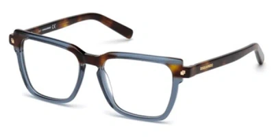 Dsquared2 Dq5259 Men's Glasses, Blue, Size 52 In Green