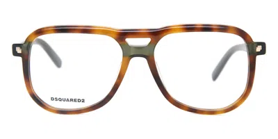Dsquared2 Dq5260 Men's Glasses, Tortoiseshell, Size 54 In Brown