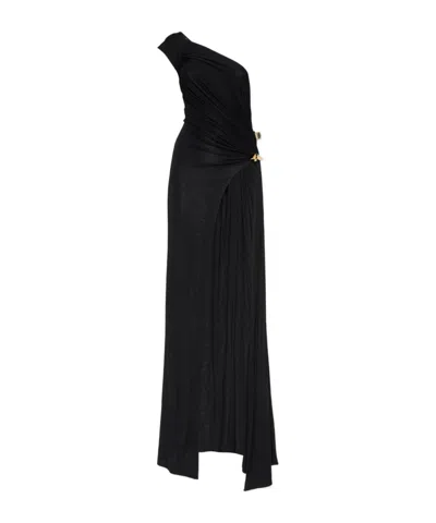 Dsquared2 Draped Gown In Black