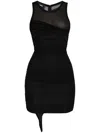 Dsquared2 Dsquared Modal Mini Dress In Black