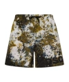 Dsquared2 Canadian Camouflage Swim Shorts In Multicolor