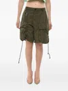 Dsquared2 Drawstring Cargo Shorts In Green