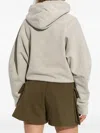 Dsquared2 Drawstring Graphic Hoodie In Gray