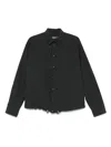 Dsquared2 Drawstring-hem Shirt In Gray