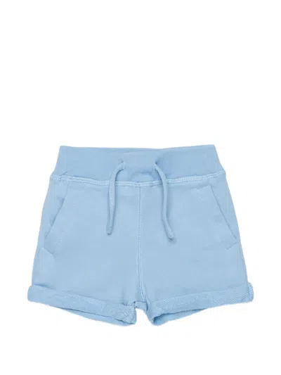 Dsquared2 Babies' Drawstring Rolled-hem Shorts In Orange