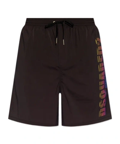 Dsquared2 Drawstring Shorts In Black
