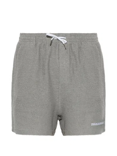Dsquared2 Drawstring Shorts In Gray