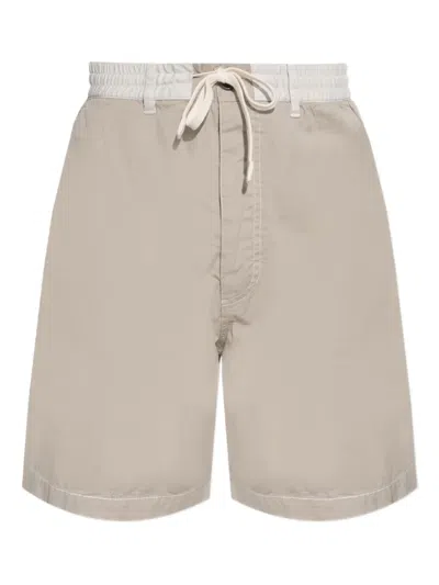 Dsquared2 Drawstring Straight Shorts In Neutral