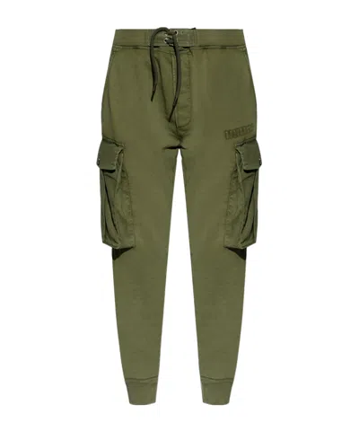 Dsquared2 Cargo Sweatpants In Green