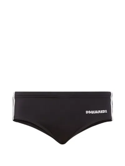 Dsquared2 Drawstring Swim Trunks In Blue