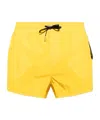 Dsquared2 Drawstring Swimming Trunks In Yellow