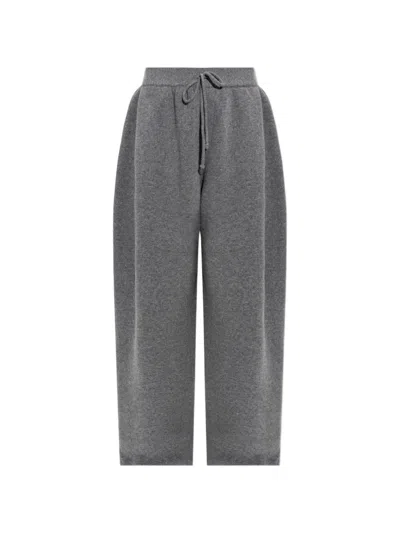 Dsquared2 Drawstring Wide-leg Trousers In Grey