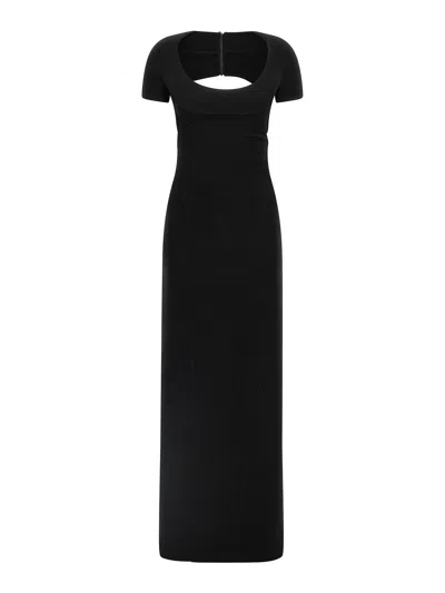 DSQUARED2 VESTIDO MIDI - NEGRO