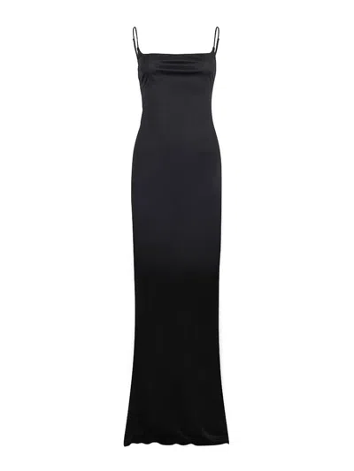 DSQUARED2 VESTIDO LARGO - NEGRO