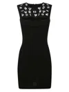 Dsquared2 Crystal-embellished Sleeveless-dress In Black