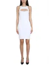 Dsquared2 Dsquared Women Dress Cut Out In White