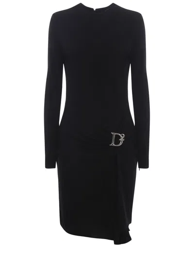 Dsquared2 Dress "d2" In Black