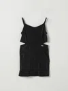 Dsquared2 Evening Dress With Rhinestones In Black