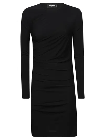 DSQUARED2 DRESS WITH DRAPE