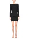 Dsquared2 Dsquared Women Dress With Drape In Black