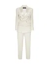 Dsquared2 Boston Double-breasted Suit In 0ff-white