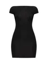 Dsquared2 Open-back Mini Dress In Black
