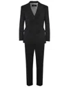 Dsquared2 Double-breasted Suit In Black