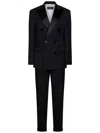 Dsquared2 Double-breasted Suit In Black