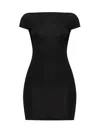 Dsquared2 Open-back Mini Dress In Black