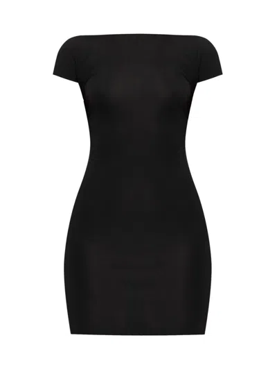 Dsquared2 Open-back Mini Dress In Black