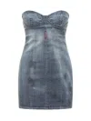 Dsquared2 Short Dress In Blue