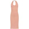 Dsquared2 Cut-out Detailing Midi Dress In Pink