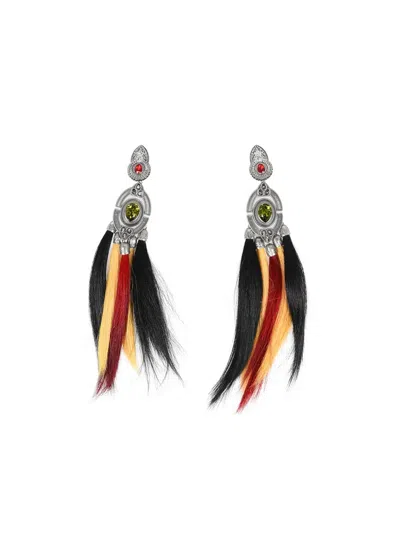 Dsquared2 Drop-design Earrings In Multi