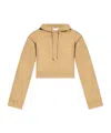 Dsquared2 Drop-shoulder Cotton Hoodie In Nude