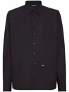 Dsquared2 Drop Shoulder Shirt In Black
