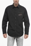 Dsquared2 Dropped Shoulder Shirt With Contrasting Logo